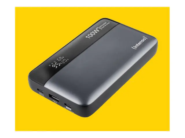 Intenso 7350050 - Powerbank HE20000, Li-Po, 20000 mAh, 100 W PD, USB-A, USB-C