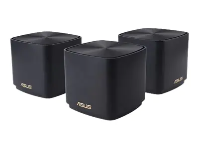 ASUS ZenWiFi AX Mini (XD4) - WLAN-System - (3 Router) - bis zu 446 m² - Netz 1GbE - Wi-Fi 6 - Dual-Band