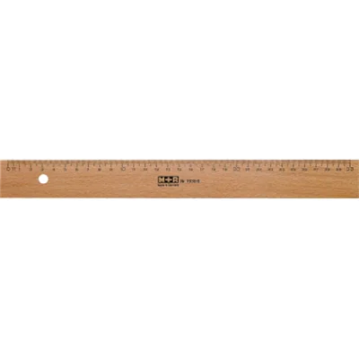 Möbius Ruppert Lineal 30cm Holz Metalleinlage 719300000