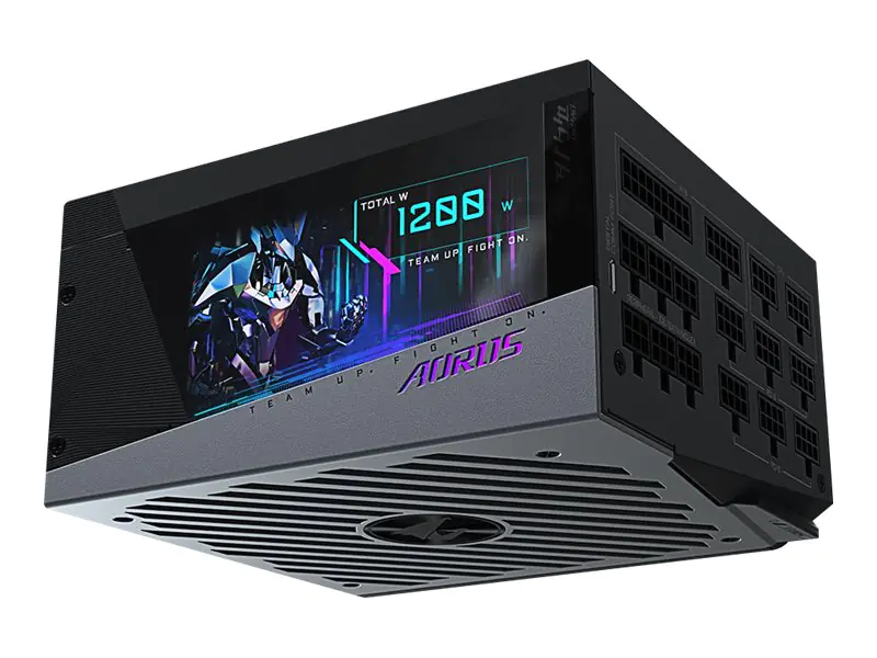 AORUS P1200W GP-AP1200PM - Netzteil (intern) - ATX12V 2.3/ EPS12V - 80 PLUS Platinum - Wechselstrom 100-240 V - 1200 Watt - aktive PFC