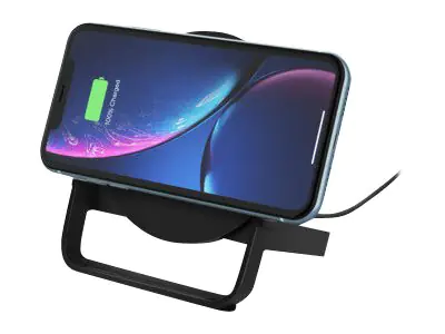 Belkin BoostCharge - Kabelloses Ladegerät + AC-Netzteil - 10 Watt - QC 3.0 - Schwarz