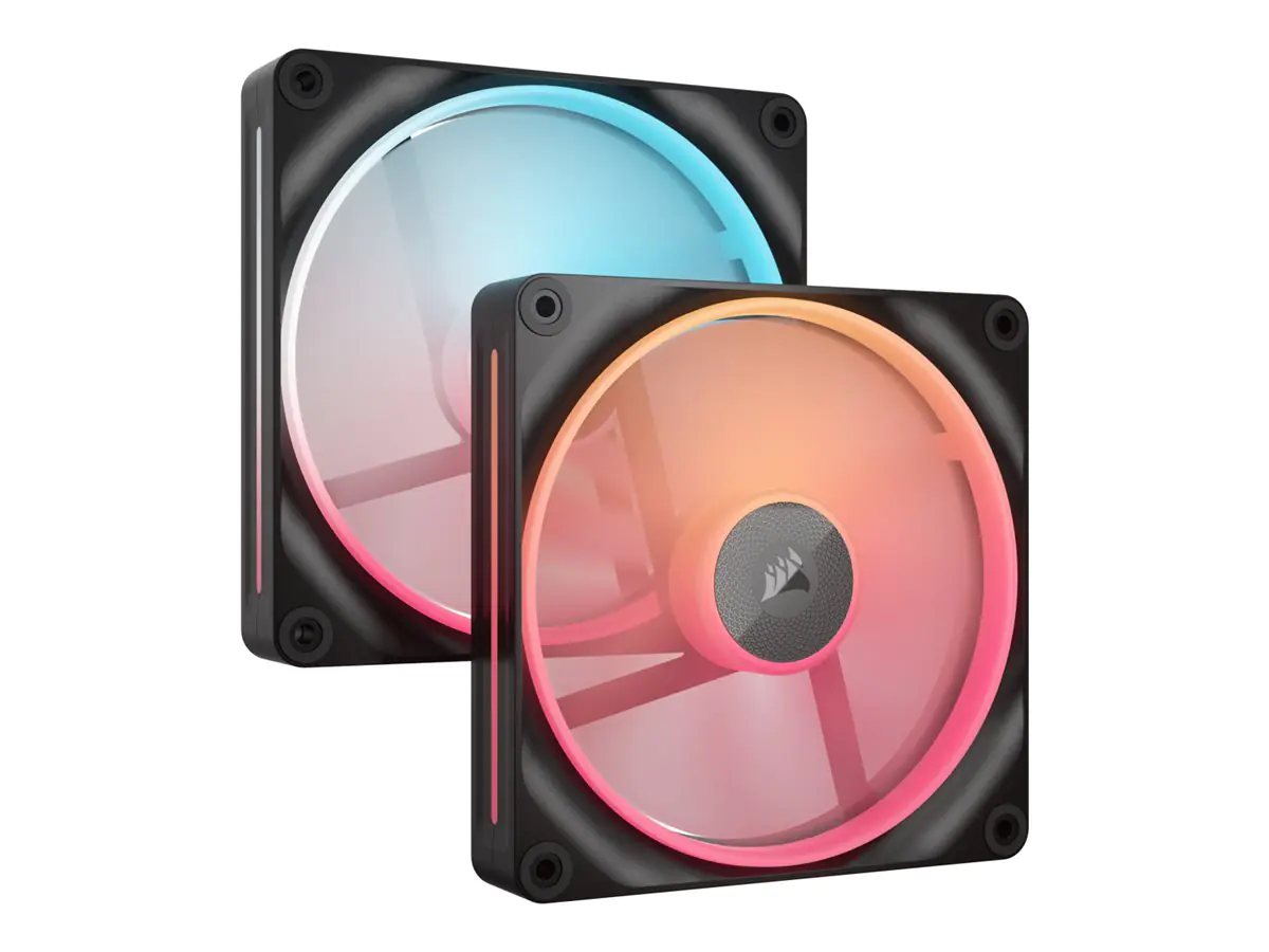 Corsair iCUE LINK LX140-R RGB PWM Reverse schwarz 2er Pack 140 mm