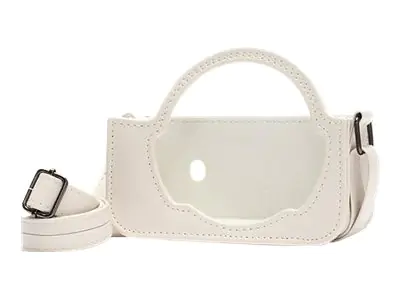 Fuji - Tasche für Kamera - Polyurethan-Kunstleder - Chalk White - für Instax SQUARE SQ1