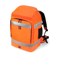 Dicota Hi-Vis - Rucksack - 65 Liter - 600D RPET, Thermoplastisches Polyurethan (TPU) - orange
