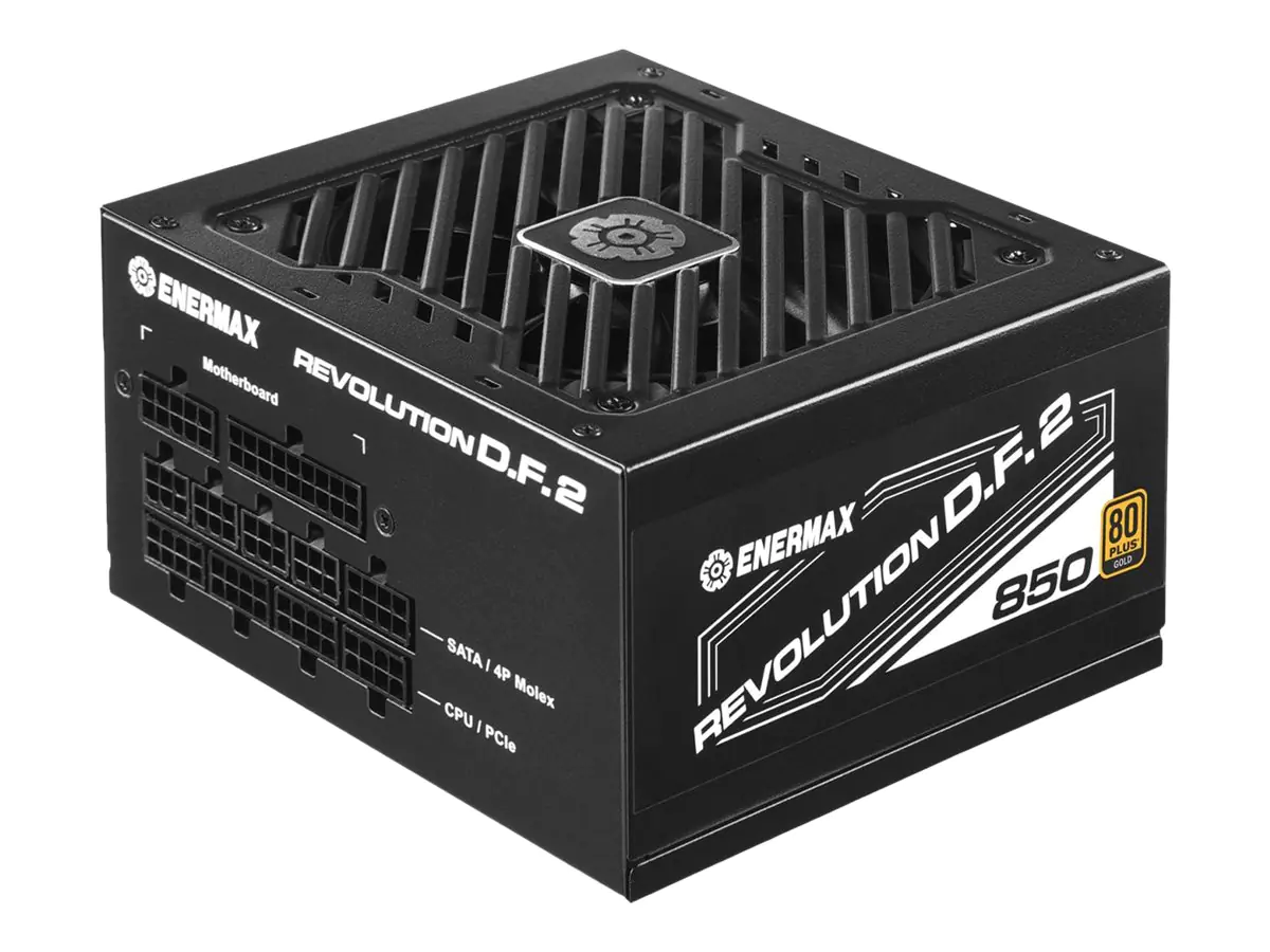 Enermax Revolution D.F. 2 ERS850EWT - Netzteil (intern) - ATX12V 3.0 - 80 PLUS Gold - Wechselstrom 100-240 V - 850 Watt