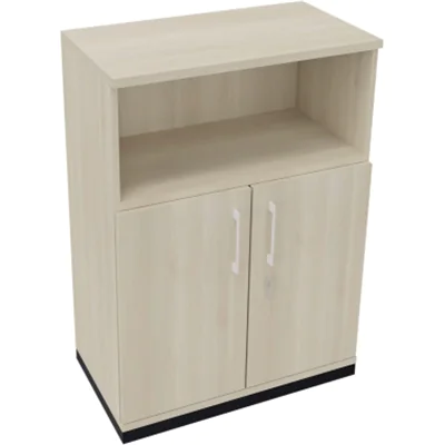 Kombischrank 2OH Tür 1OH Regal B800xT442xH1133mm an/Akazie Kombischrank 2OH Tür 1OH Regal B800xT442xH1133mm an/Akazie