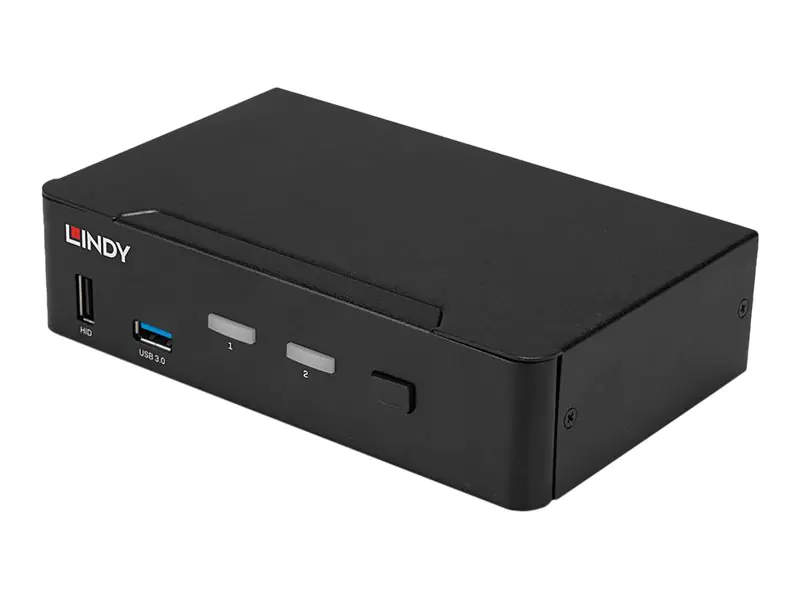 Lindy - KVM-/Audio-/USB-Switch - 2 x KVM/Audio/USB - 1 lokaler Benutzer - Desktop Lindy - KVM-/Audio-/USB-Switch - 2 x KVM/Audio/USB - 1 lokaler Benutzer - Desktop