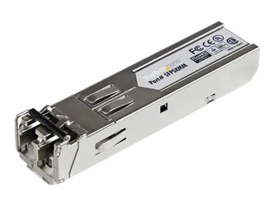 StarTech 1000BASE-SX - Gigabit Transceiver - LC Glasfaser - MSA konform - 550m - Gigabit SFP Modul - Multi Mode SFP - SFP (Mini-GBIC)-Transceiver-Modul - 1GbE - 1000Base-SX - LC Multi-Mode - bis zu 550 m - 850 nm - für P/N: MCM1110SFP
