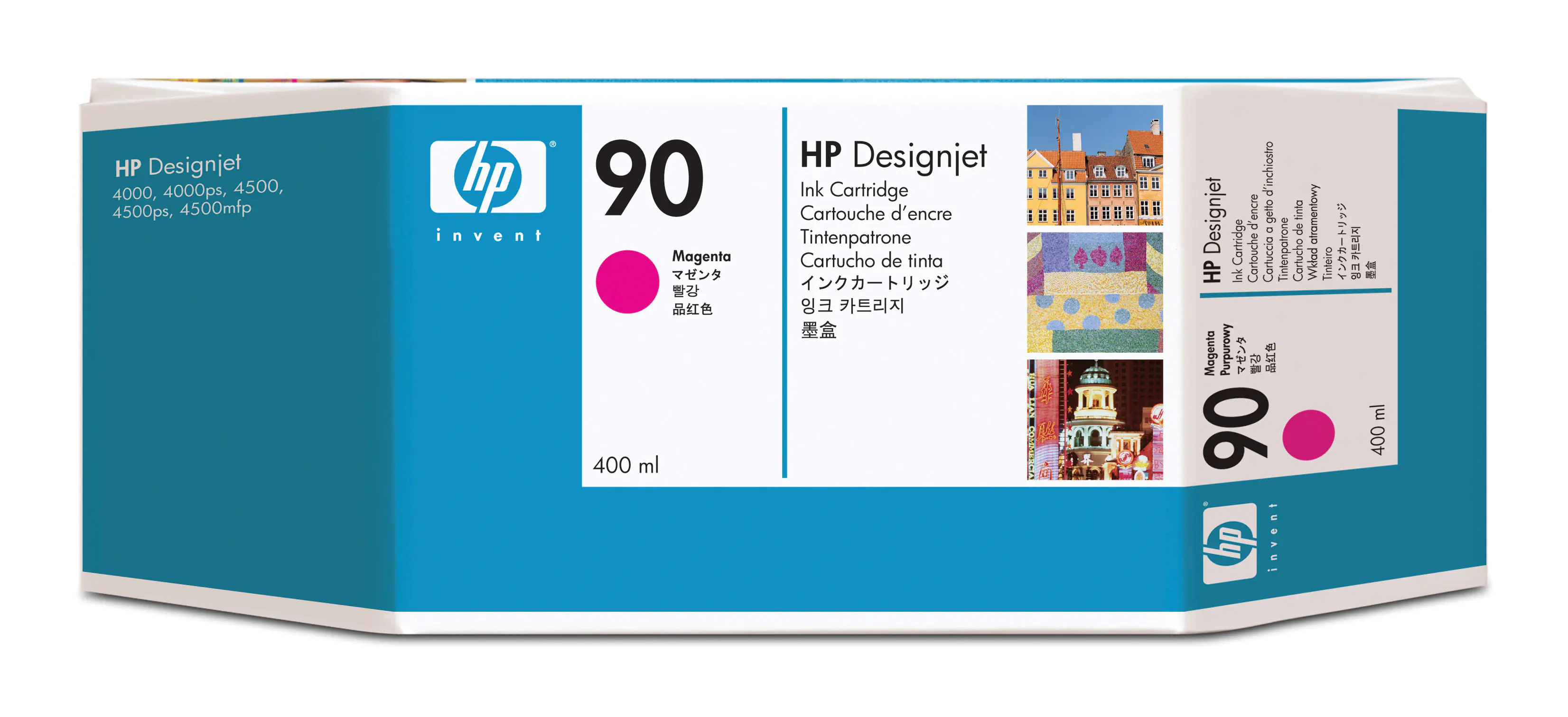 HP 90 - 400 ml - Magenta - Original - DesignJet - Tintenpatrone - für DesignJet 4000, 4000ps, 4020, 4020ps, 4500, 4500mfp, 4500ps, 4520, 4520 HD-MFP, 4520ps HP 90 - 400 ml - Magenta - Original - DesignJet - Tintenpatrone - für DesignJet 4000, 4000ps, 4020, 4020ps, 4500, 4500mfp, 4500ps, 4520, 4520 HD-MFP, 4520ps