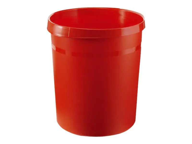 HAN GRIP - Papierkorb - 18 L - Kunststoff - Rot 18190-17