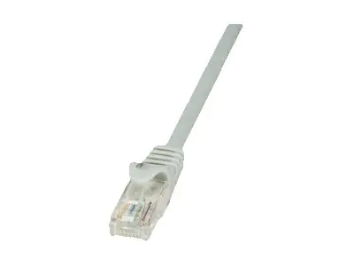 LogiLink EconLine - Patch-Kabel - RJ-45 (M) zu RJ-45 (M) - 3 m - UTP - CAT 6 - Grau