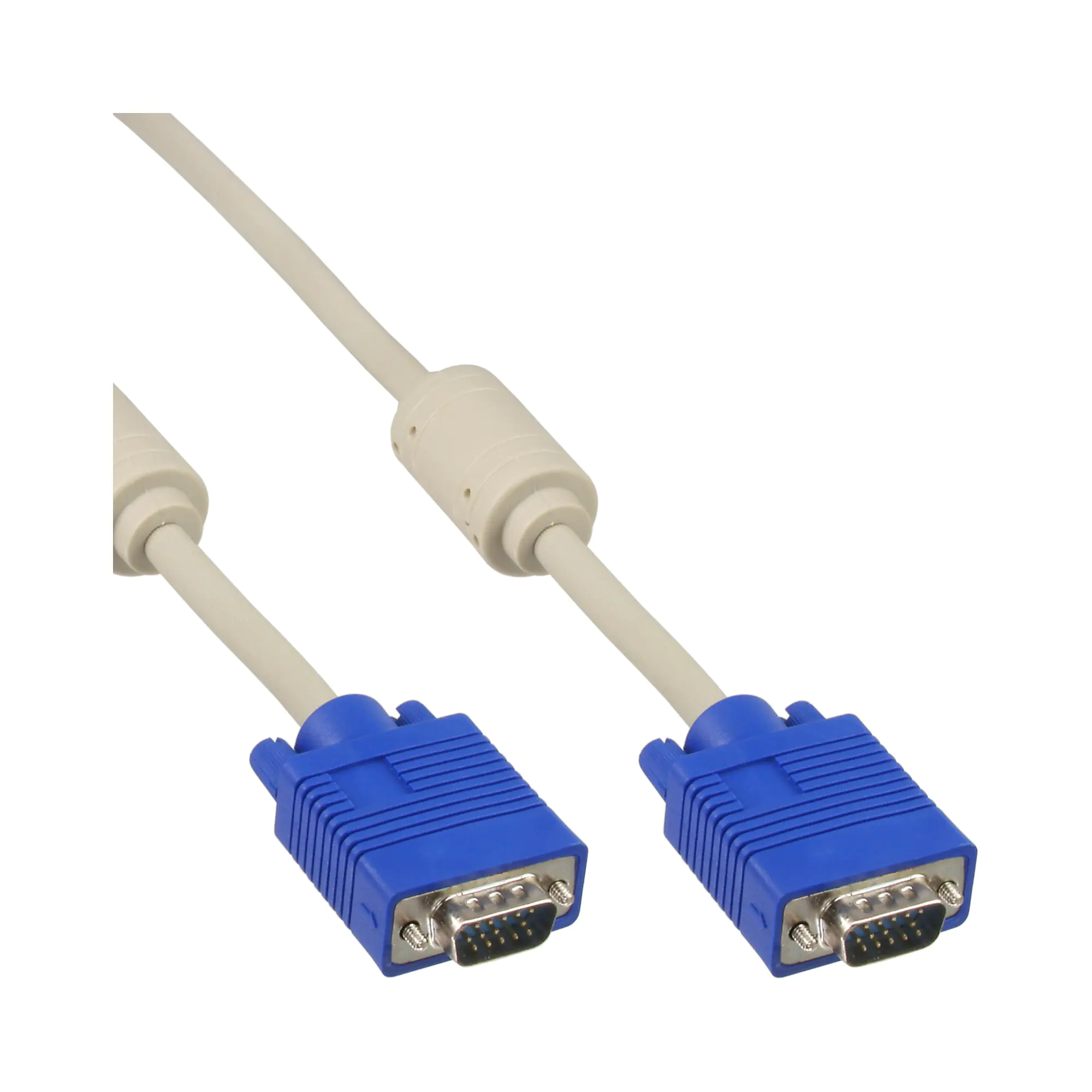 InLine - VGA-Kabel - HD-15 ohne Pol 9 (M) zu HD-15 ohne Pol 9 (M) - 15 m - geformt - beige