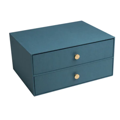 Exacompta Schubladenbox Office by me 2 Schubladen DIN A4, Überbreite Karton, Papier kaschiert Gehäusefarbe: blaugrün Exacompta Schubladenbox Office by me 2 Schubladen DIN A4, Überbreite Karton, Papier kaschiert Gehäusefarbe: blaugrün