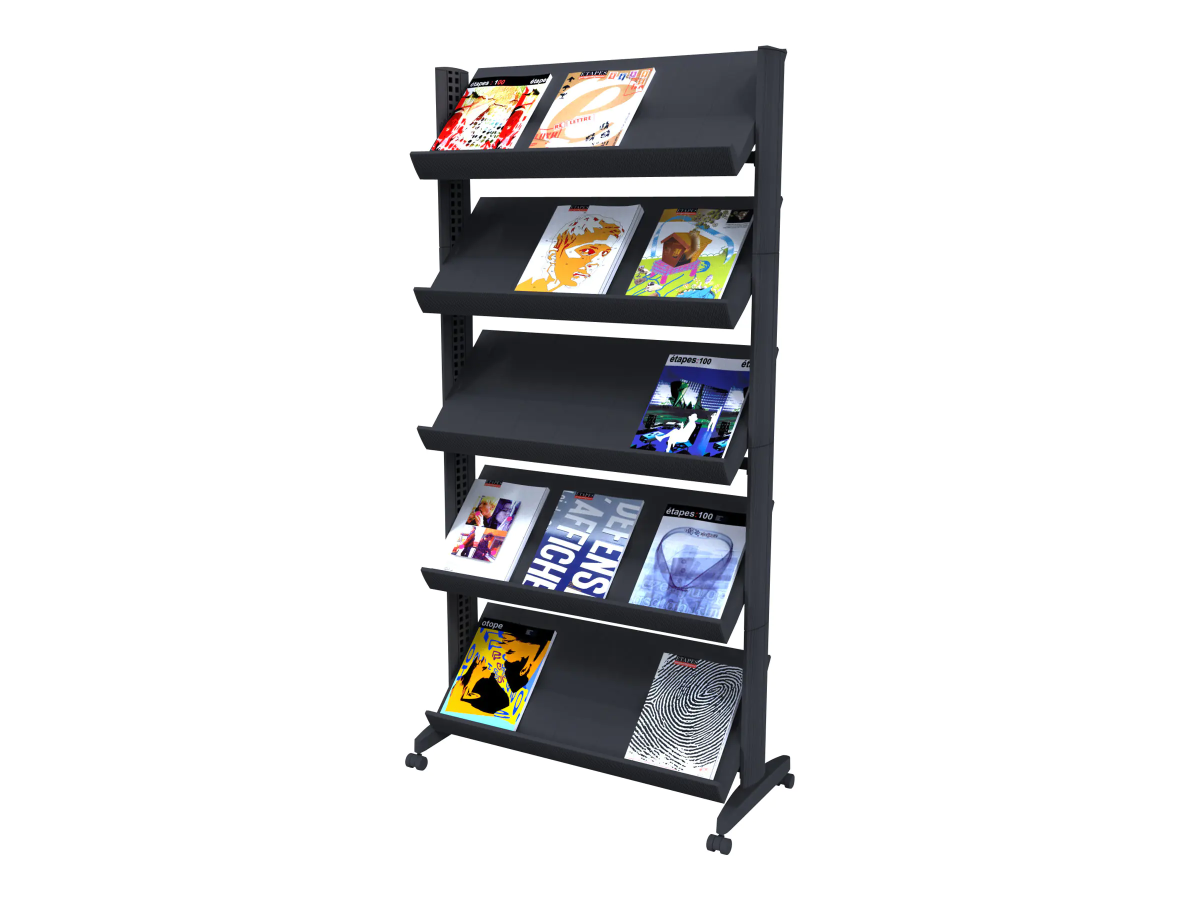PAPERFLOW easyDisplays - Prospektspender - Bodenaufstellung 255N.01