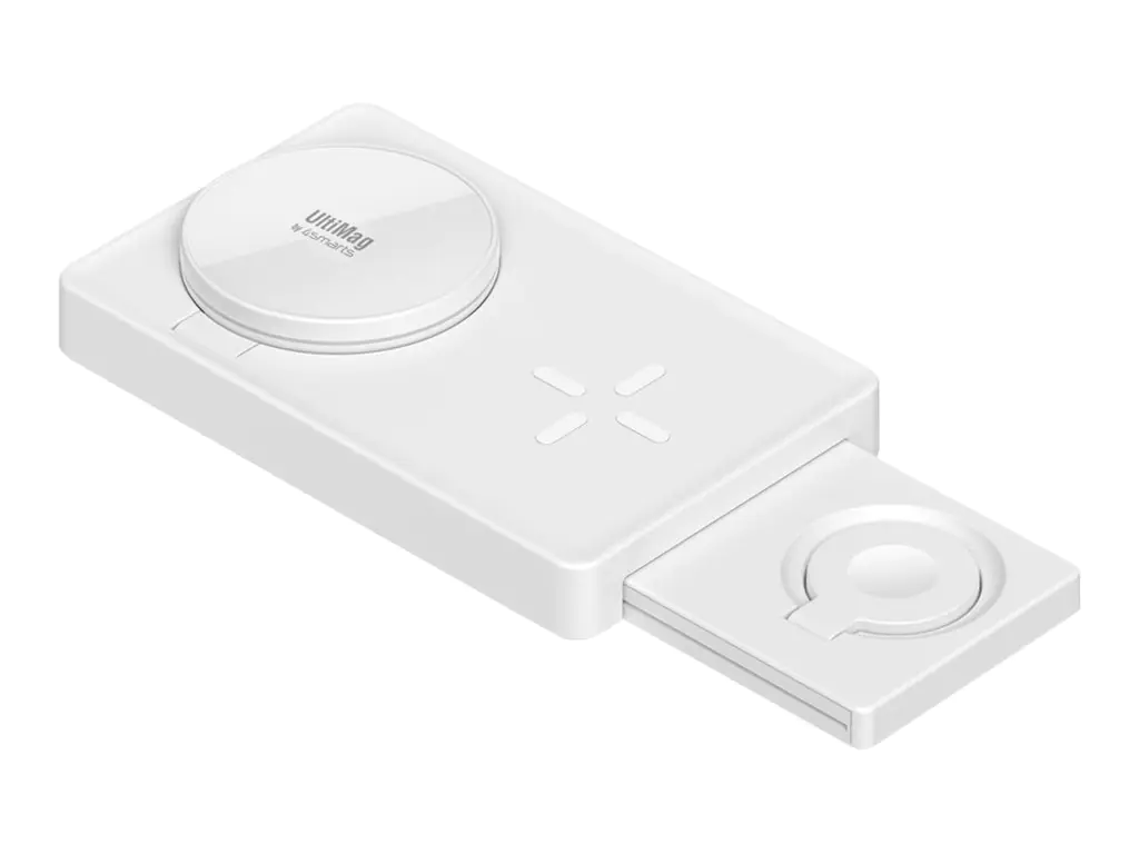 4smarts UltiMAG Trident - Induktive Ladematte - 20 Watt - weiß - für Apple AirPods with Wireless Charging Case