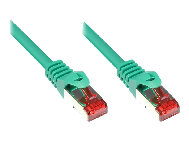 Good Connections RNS - Patch-Kabel - RJ-45 (M) bis RJ-45 (M) - 5 m - SFTP, PiMF - CAT 6 - geschirmt, ohne Haken - grün