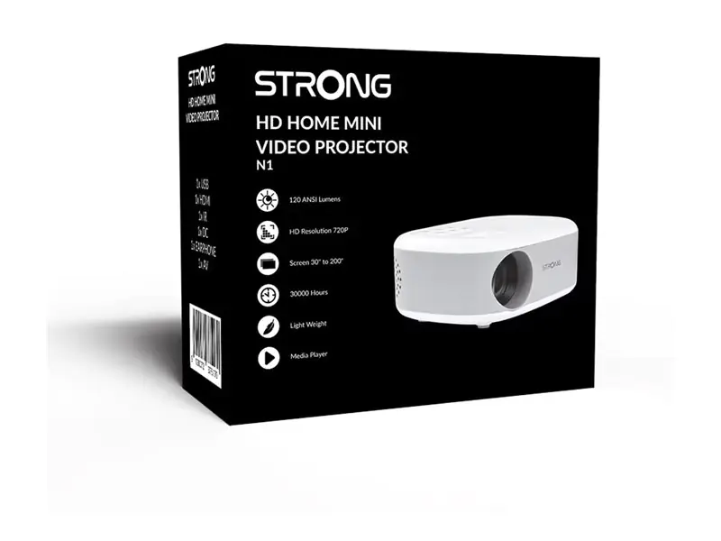 Strong N1 - 150 ANSI Lumen - LED - 720p (1280x720) - 1000:1 - 16:9 - 762 - 2540 mm (30 - 1