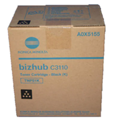 Konica Minolta TNP-51K - Schwarz - Original - Tonerpatrone - für bizhub C3110