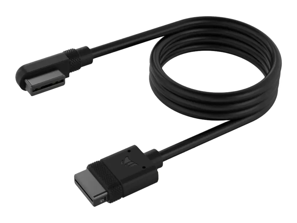 Corsair iCUE LINK - Netz-/Datenkabel - CORSAIR iCUE link gewinkelt zu CORSAIR iCUE link gerade - 60 cm