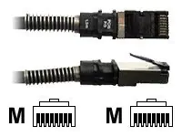 PatchSee PCI6Patch - Patch-Kabel - RJ-45 (M) zu RJ-45 (M) - 4.9 m - FTP - CAT 6a - geschirmt, halogenfrei - Schwarz