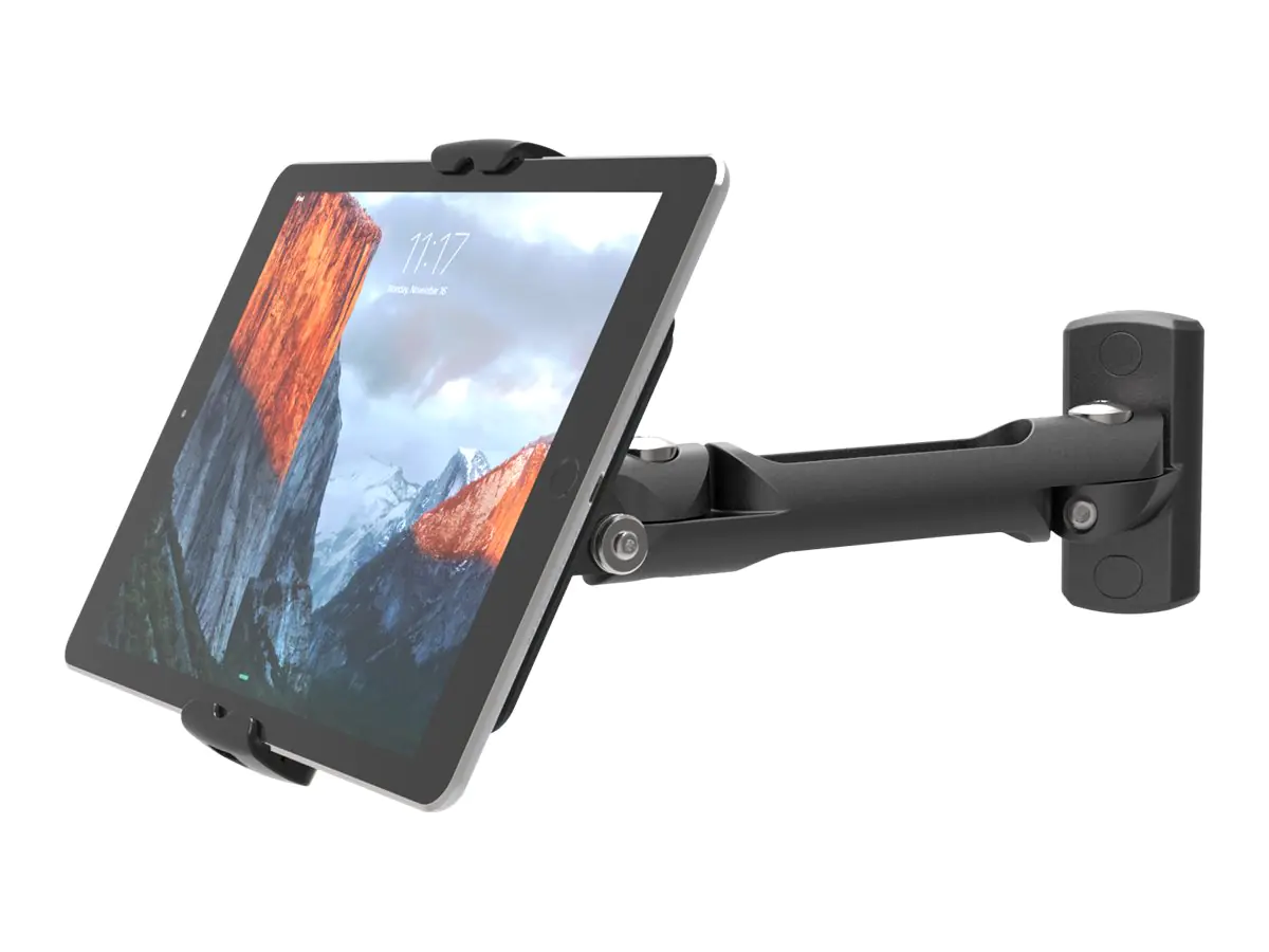 Compulocks Cling Swing Arm Universal Tablet Wall Mount - Befestigungskit (Wandmontage, Schwenkarm) - für Tablett - Schwarz