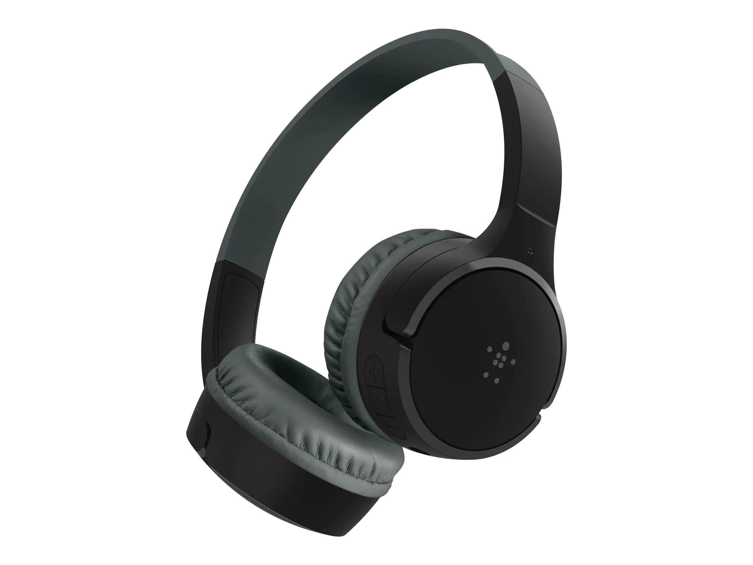 Belkin SoundForm Mini - Kopfhörer mit Mikrofon - On-Ear - Bluetooth - kabellos - 3,5 mm Stecker - Schwarz