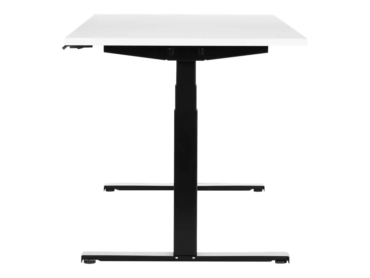 BakkerElkhuizen Schreibtisch WORK & MOVE Maße: 1.600 x 650-1.260 x 800 mm (B x H x T) Spanplatte weiß