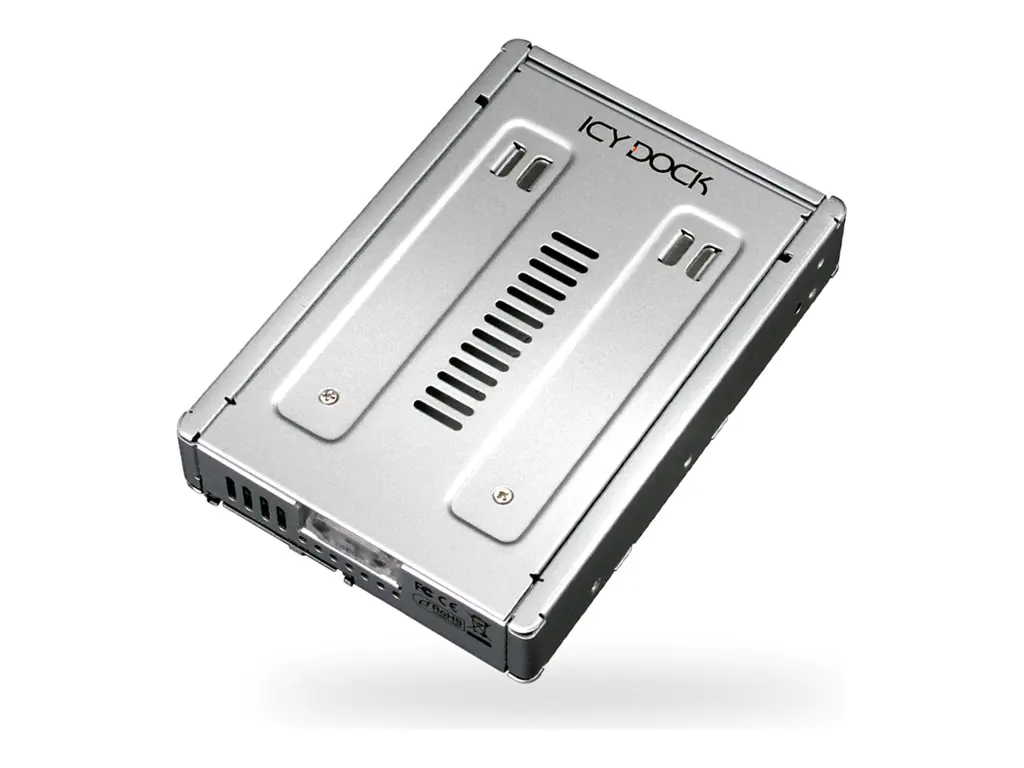 Cremax ICY Dock MB982IP-1S - Laufwerksschachtadapter - 3,5" auf 2,5" (8.9 cm to 6.4 cm) - Silber