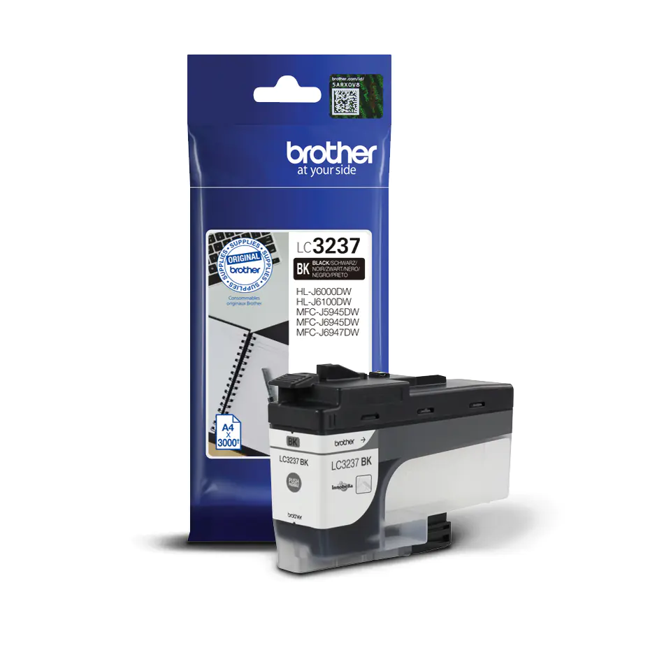 Brother LC3237BK - Schwarz - original - Tintenpatrone - für Brother HL-J6000DW, HL-J6100DW, MFC-J5945DW, MFC-J6945DW, MFC-J6947DW Brother LC3237BK - Schwarz - original - Tintenpatrone - für Brother HL-J6000DW, HL-J6100DW, MFC-J5945DW, MFC-J6945DW, MFC-J6947DW