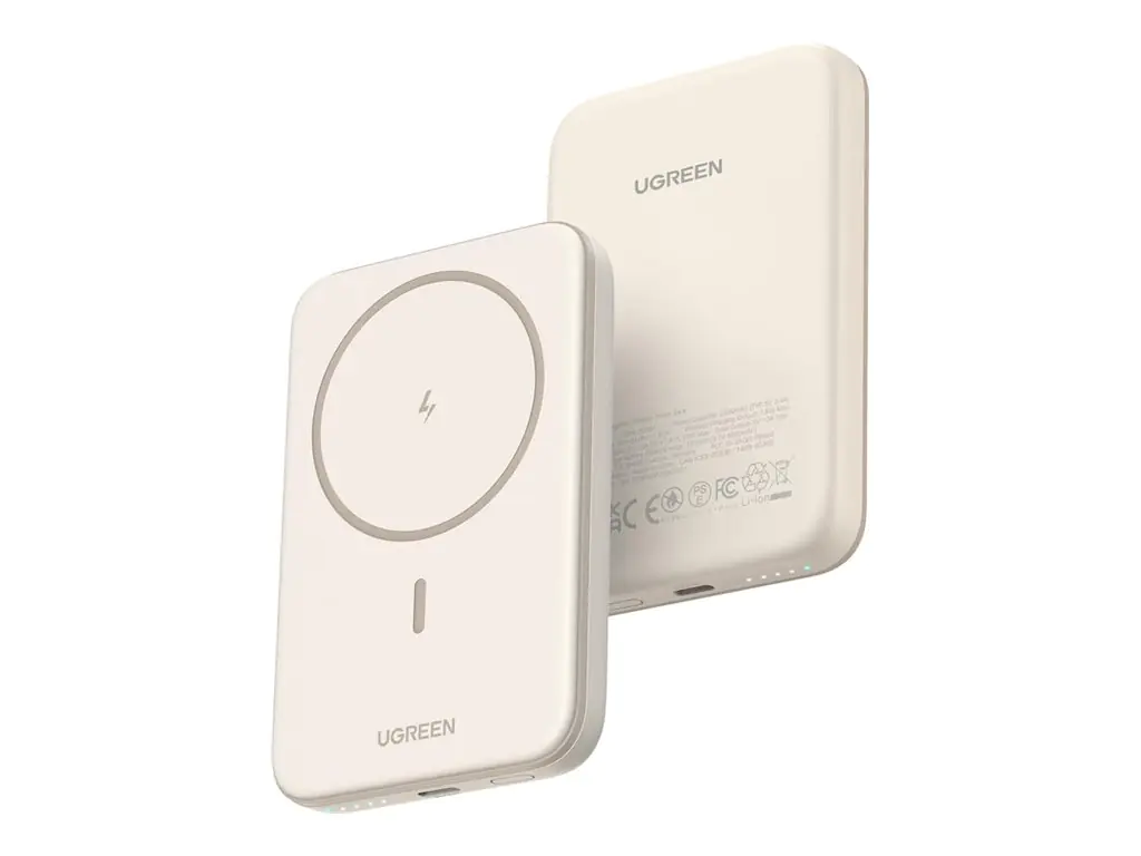 Ugreen 5000mAh Mini Powerbank Wireless 15W with MagSafe white
