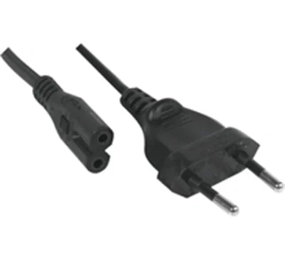 exertis Connect Hypertec 808312 - 5 m - C7-Koppler - CEE7/16 - 10 A - Schwarz
