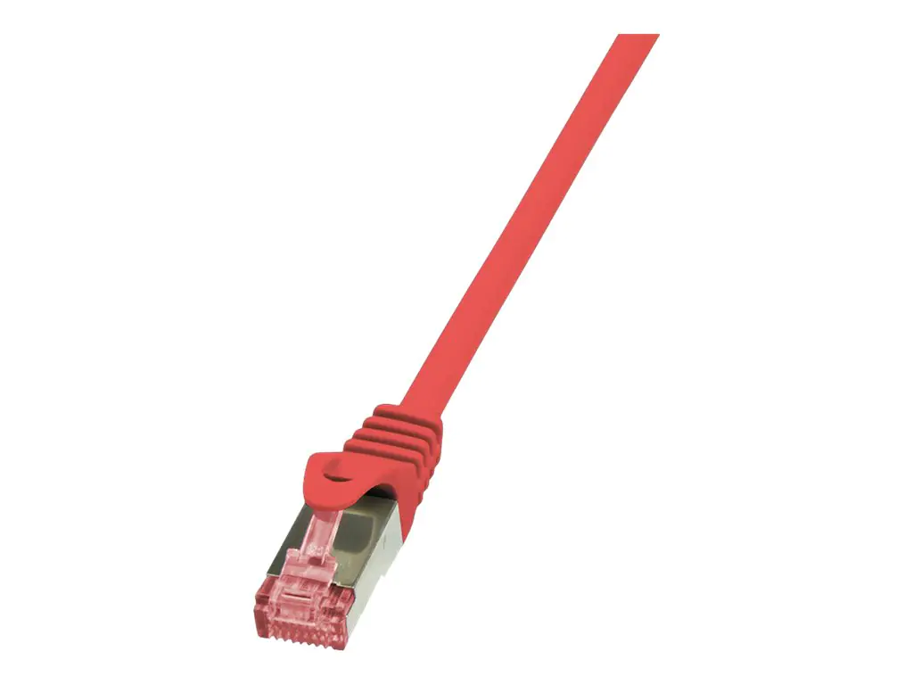 LogiLink PrimeLine - Patch-Kabel - RJ-45 (M) zu RJ-45 (M) - 1.5 m - SFTP, PiMF - CAT 6 - halogenfrei - Rot