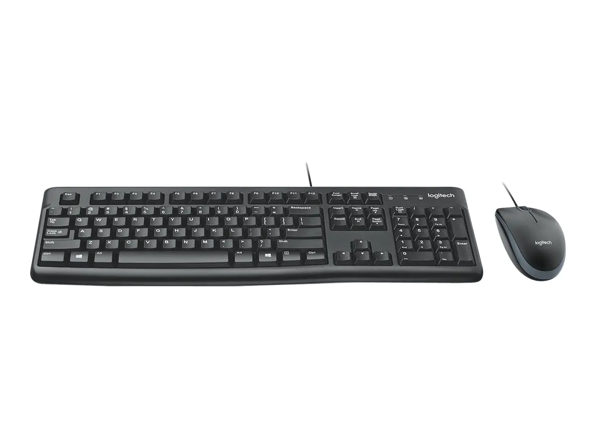 Logitech Desktop MK120 - Tastatur-und-Maus-Set - USB - US International Logitech Desktop MK120 - Tastatur-und-Maus-Set - USB - US International