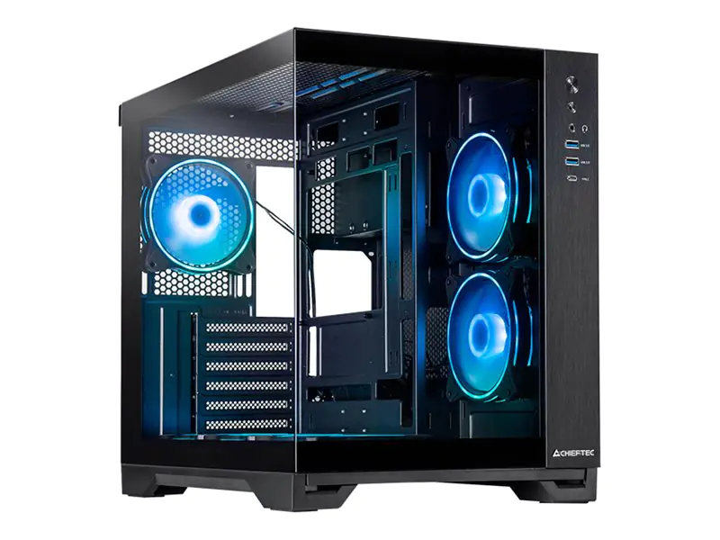 Chieftec Visio - Tower - ATX (gehärtetes Glas) - keine Spannungsversorgung (ATX)
