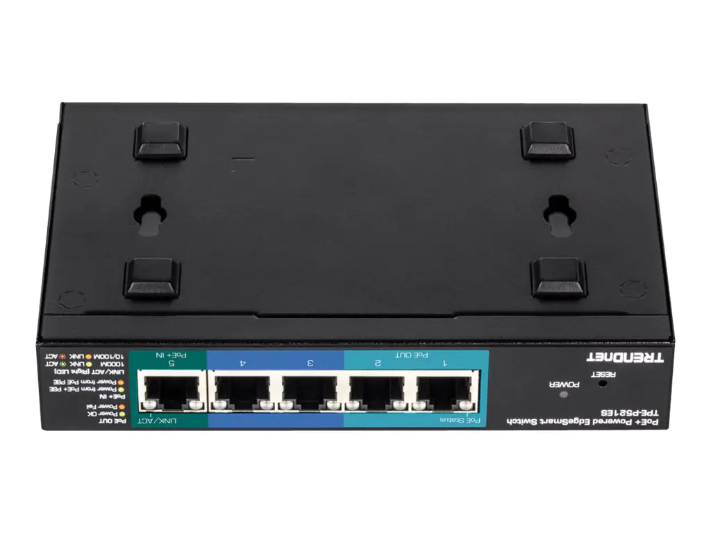 Trendnet TPE TG50ES - Switch - Smart - 5 x 10/100/1000 (PoE+) - Desktop - PoE+ (30 W) - TAA-konform