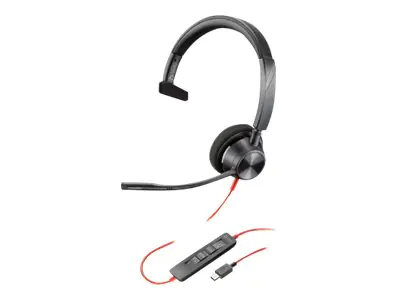 Poly Blackwire 3310 - 3300 Series - Headset - On-Ear - kabelgebunden - USB-C