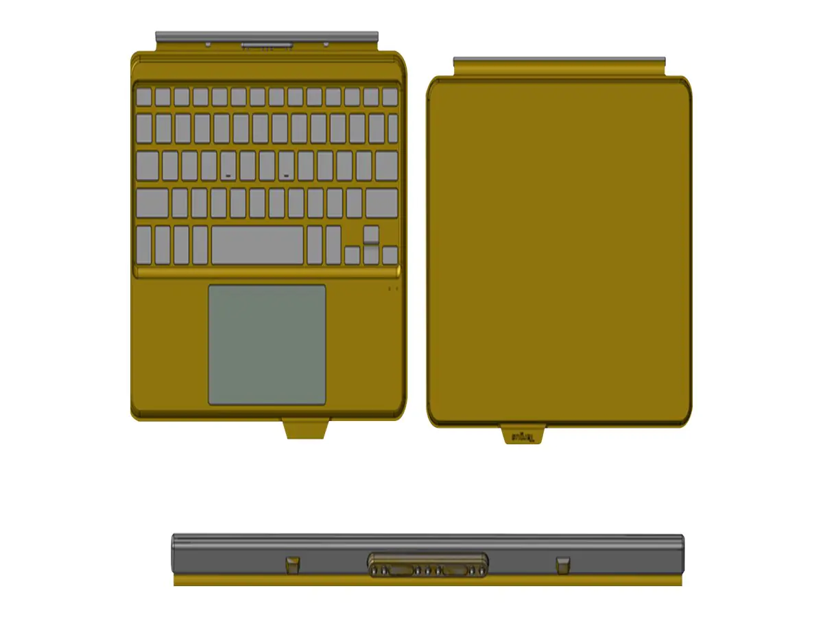 Targus GP-JKT636TGB - Tastatur - Schwarz - für Galaxy Tab Active4 Pro