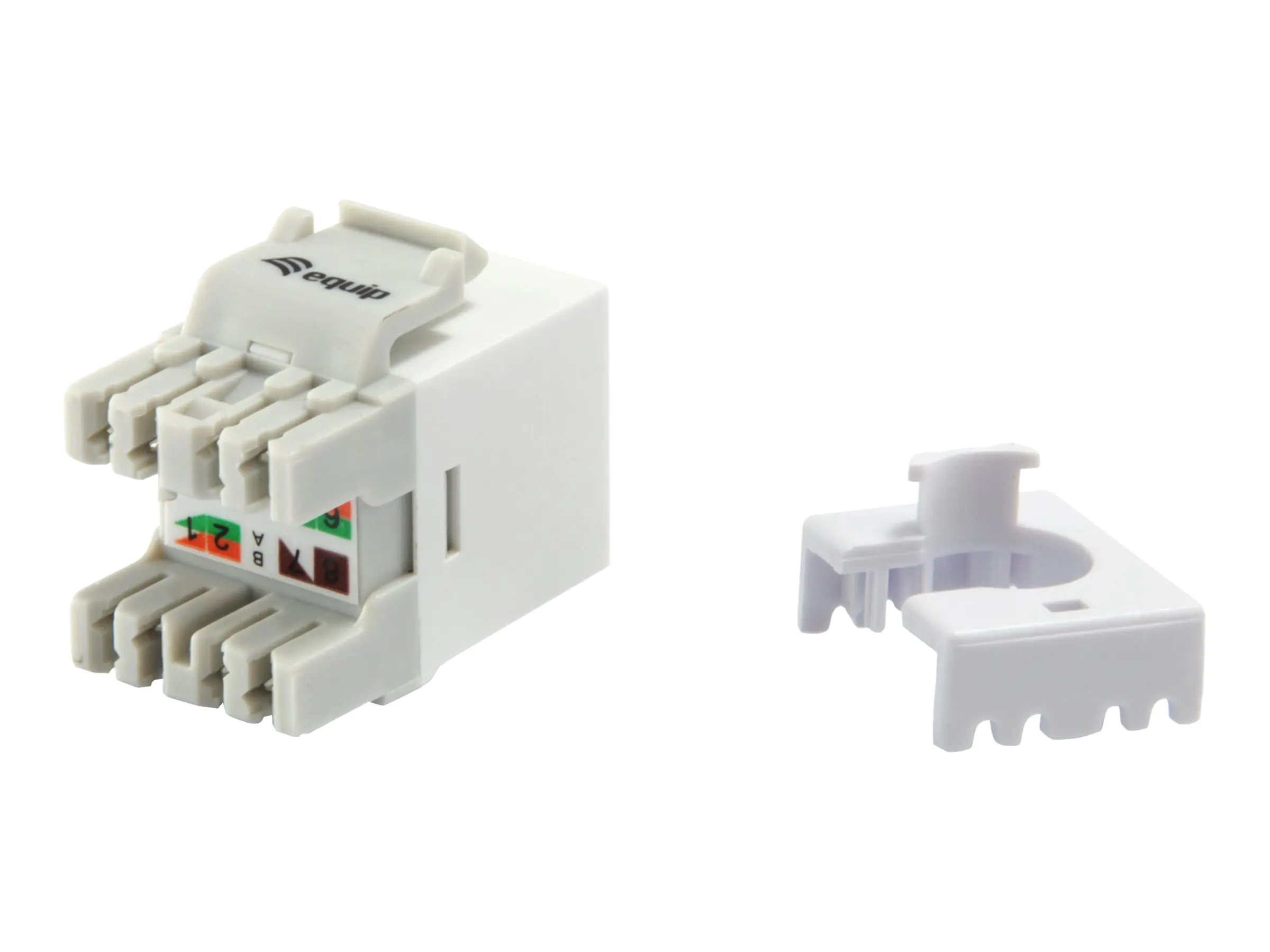 equip Pro - Keystone Jack - CAT 6 - RJ-45 - weiß (Packung mit 8)