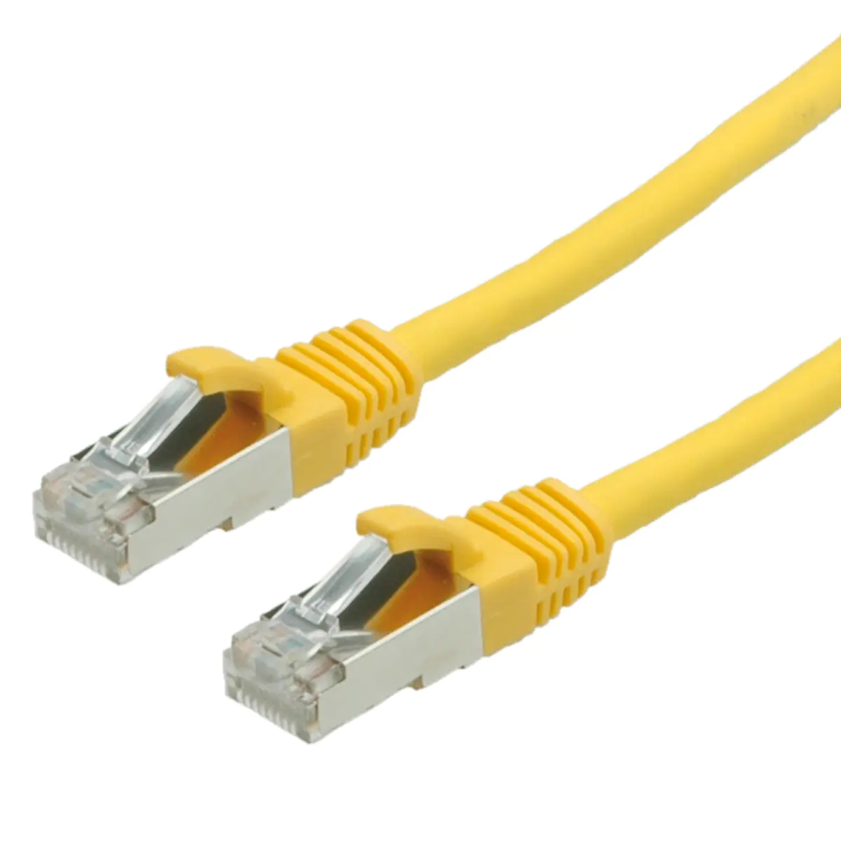 VALUE - Patch-Kabel - RJ-45 (M) zu RJ-45 (M) - 1.5 m - SFTP, PiMF - CAT 6 - halogenfrei, geformt, ohne Haken - Gelb VALUE - Patch-Kabel - RJ-45 (M) zu RJ-45 (M) - 1.5 m - SFTP, PiMF - CAT 6 - halogenfrei, geformt, ohne Haken - Gelb