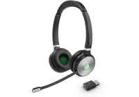 Yealink WH62 Dual Portable - Headset - On-Ear - DECT - kabellos - UC-zertifiziert