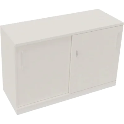 Schiebetürenschrank 2OH B1200xT442xH781mm ws/Diamant Weiß Schiebetürenschrank 2OH B1200xT442xH781mm ws/Diamant Weiß