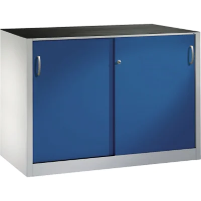 C+P Werkzeugschrank 216609S10048 Schiebetür 1000x1600x600mm lgr/ebl
