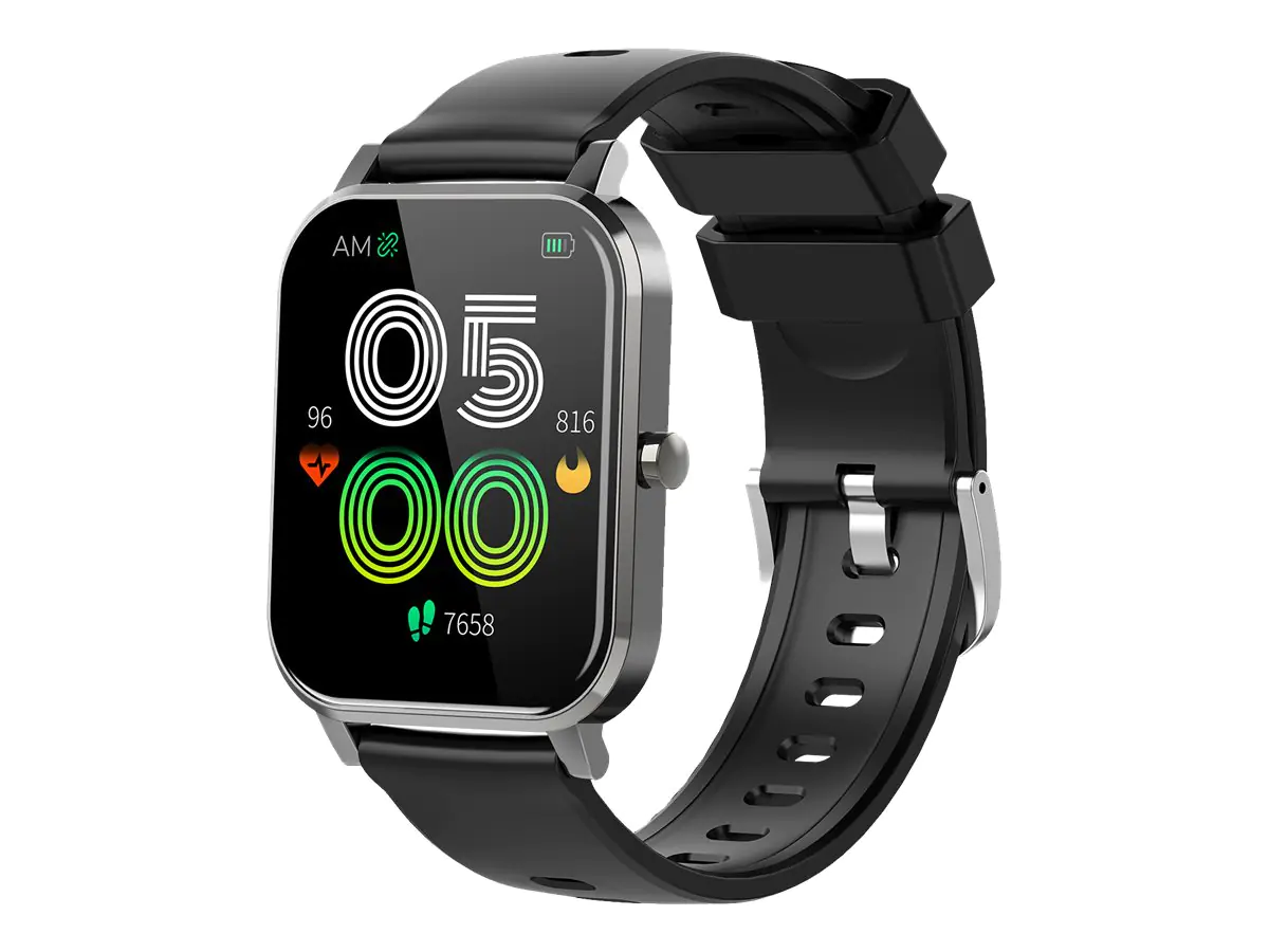 DENVER SW-181 - Intelligente Uhr mit Band - schwarz - Anzeige 4.3 cm (1.7") - Bluetooth