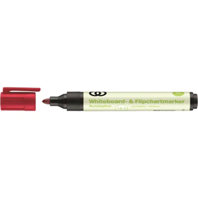 Soennecken Whiteboard-/Flipchartmarker oeco 1,5-3mm rot Rundspitze