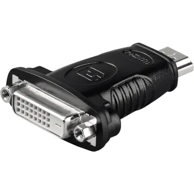 goobay A 323 - Videoadapter - DVI-D weiblich zu HDMI männlich - geformt