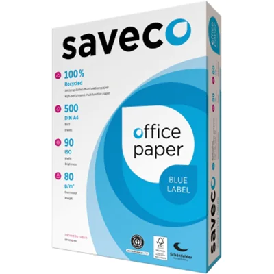 Saveco Kopierpapier Blue Label 100000009 A4 80g ISO 90 500Bl. Saveco Kopierpapier Blue Label 100000009 A4 80g ISO 90 500Bl.