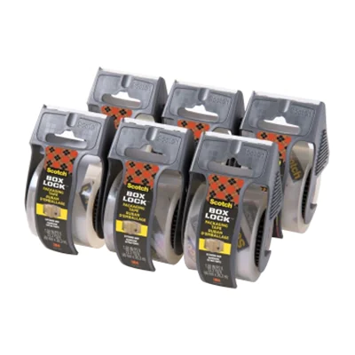 Scotch Packband Box Lock™ 48 mm x 20,3 m (B x L) Kunststoff transparent 6 St./Pack. Scotch Packband Box Lock™ 48 mm x 20,3 m (B x L) Kunststoff transparent 6 St./Pack.