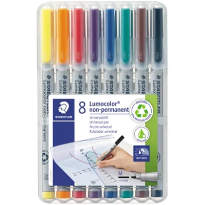 STAEDTLER Folienstift Lumocolor 315 WP8 1mm sortiert 8 St./Pack. STAEDTLER Folienstift Lumocolor 315 WP8 1mm sortiert 8 St./Pack.