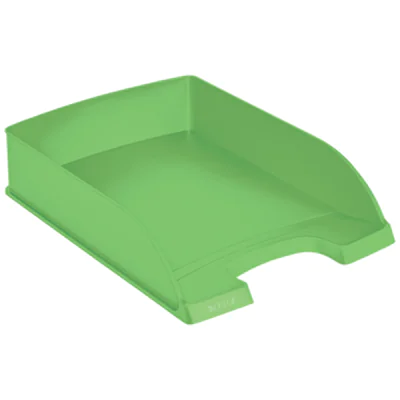 Leitz Briefablage Recycle DIN A4 Polystyrol, 90 % recycelt Farbe: hellgrün