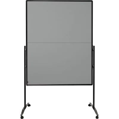 LEGAMASTER PREMIUM PLUS Moderationswand klappbar 150x120cm grau, Grau, Aluminium, Schwarz, 1200 mm, 1500 mm, 9,6 kg 7-205510